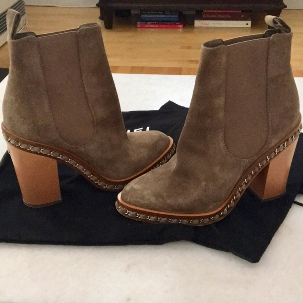 Chanel Authentic Leather Boots 👢